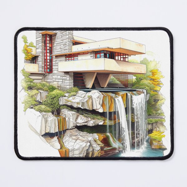 Item preview, A house with a Waterfall designed and sold by KaraTeProject.