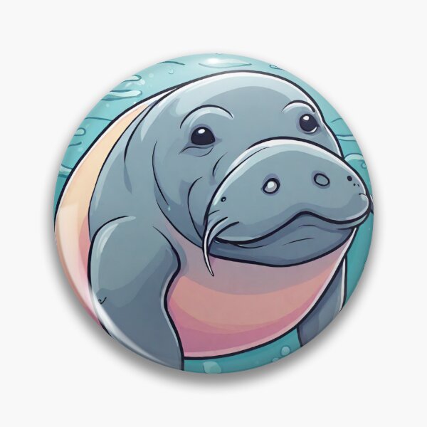Item preview, Manatee designed and sold by AllThingsOcean.