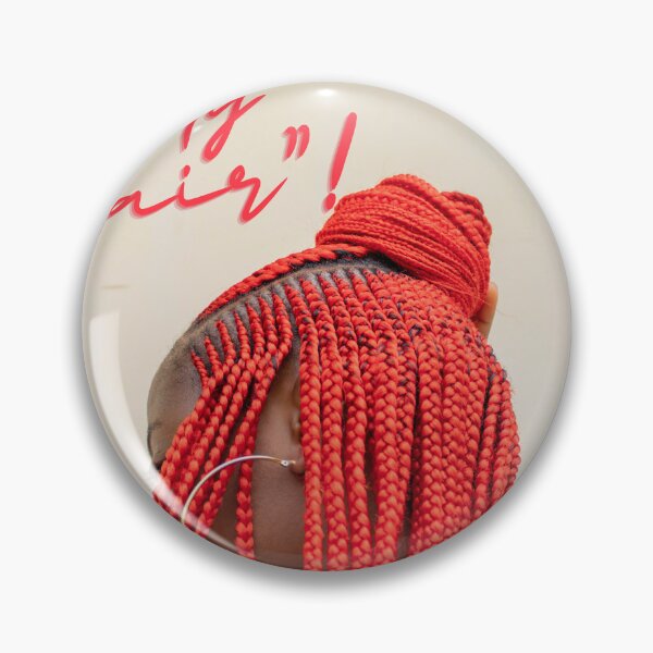 Item preview, Red Braids Glory - Hair Love Portrait designed and sold by mymagicstoreus.