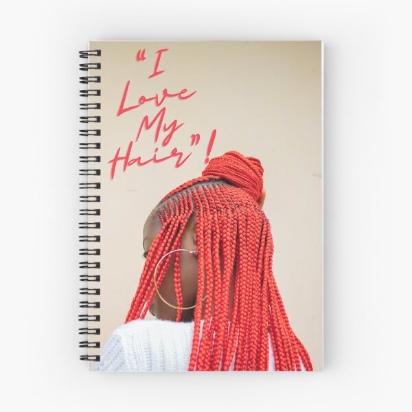 Item preview, Red Braids Glory - Hair Love Portrait designed and sold by mymagicstoreus.