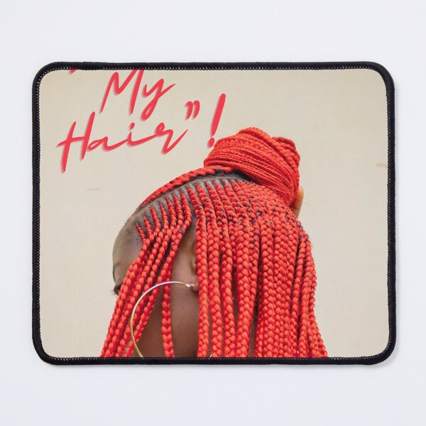 Item preview, Red Braids Glory - Hair Love Portrait designed and sold by mymagicstoreus.