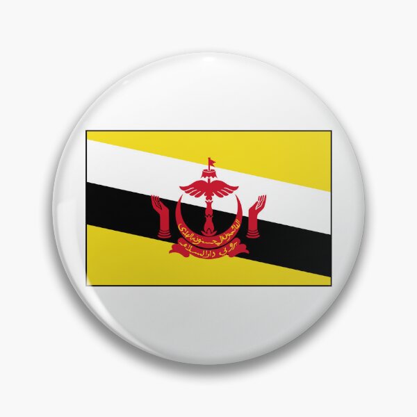 Item preview, Minimalist Brunei Flag designed and sold by Allaboutasia.