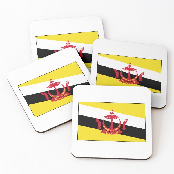 Item preview, Minimalist Brunei Flag designed and sold by Allaboutasia.