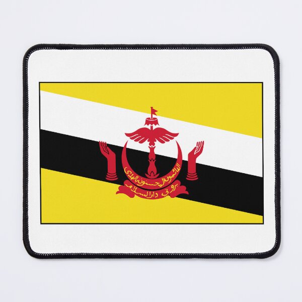 Item preview, Minimalist Brunei Flag designed and sold by Allaboutasia.