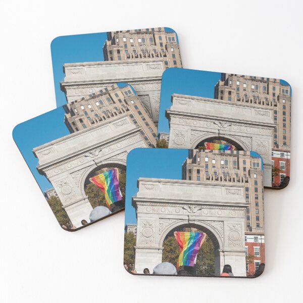 Item preview, NYC Pride Flag at Washington Square Park  designed and sold by MakennasPhoto.
