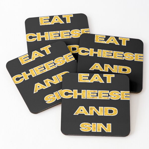 Item preview, Eat Cheese And Sin designed and sold by FunnyThings1.