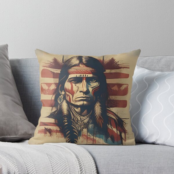 Item preview, Native American Male Folk Art Design designed and sold by Luxpavo.