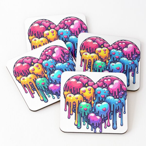 Item preview, melted heart designed and sold by Greydate.