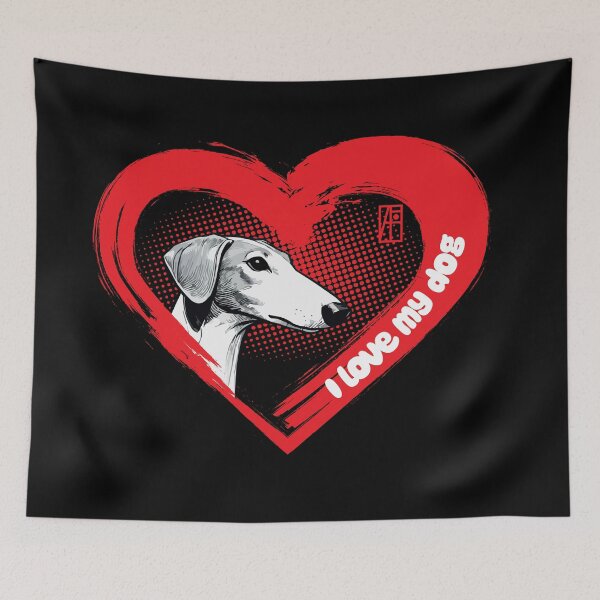 Item preview, I Love My Ibizan Hound - Family dog - I Love my dog designed and sold by ArtProjectShop.