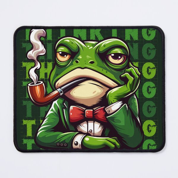 Item preview, A frog thinks about his life design. designed and sold by MeowPixels.