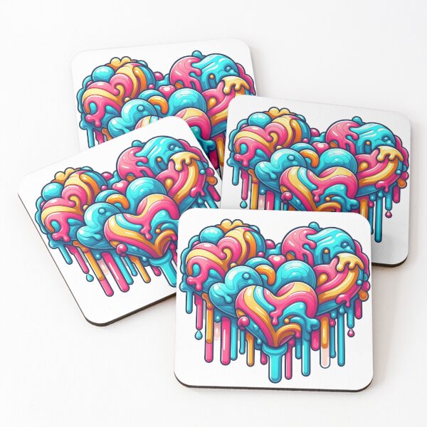 Item preview, melted heart designed and sold by Greydate.
