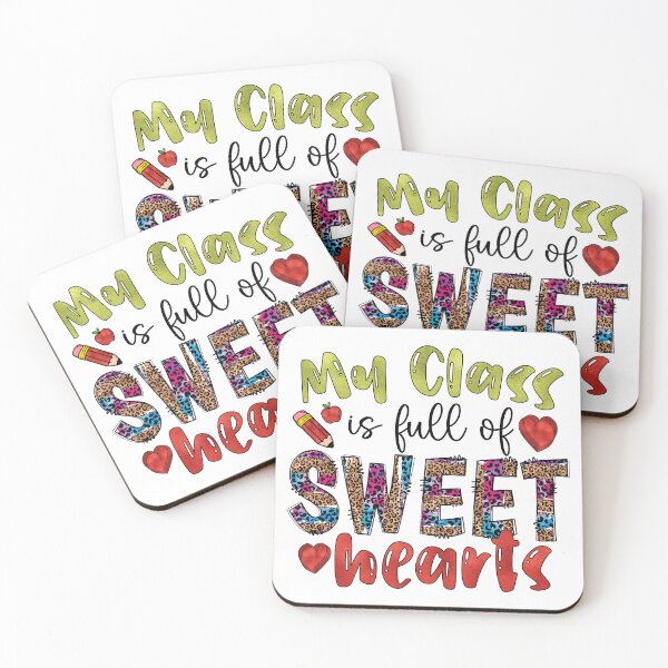 Item preview, My class is full of sweet hearts designed and sold by Magico Paco.