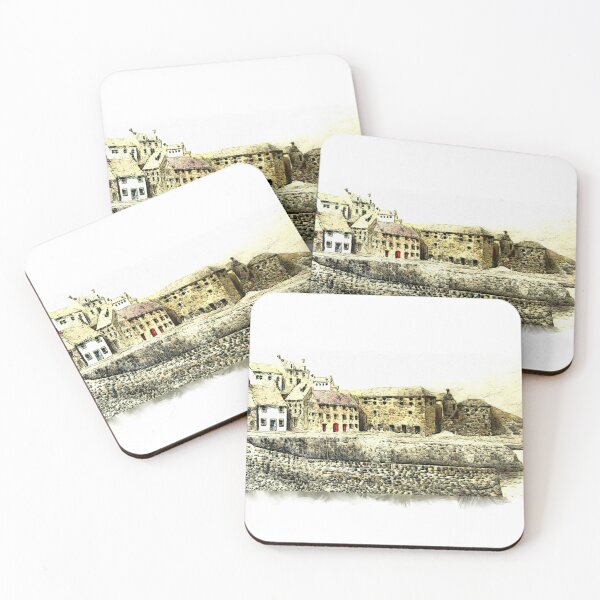 Item preview, Portsoy, Scotland pen and watercolour drawing for charity designed and sold by JayTCee.