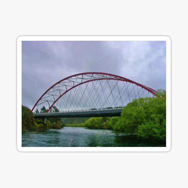Item preview, Straßenbrücke über den Waikato River, Neuseeland designed and sold by lezvee.