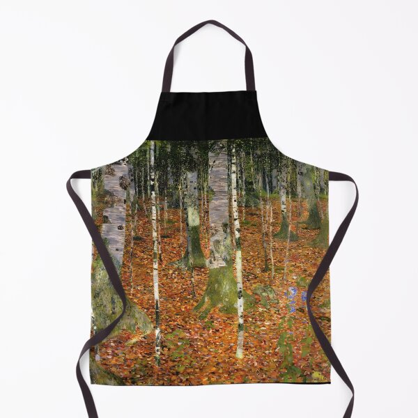 Item preview, Birch Forest painting by Gustav Klimt designed and sold by EmeraldeaArt.