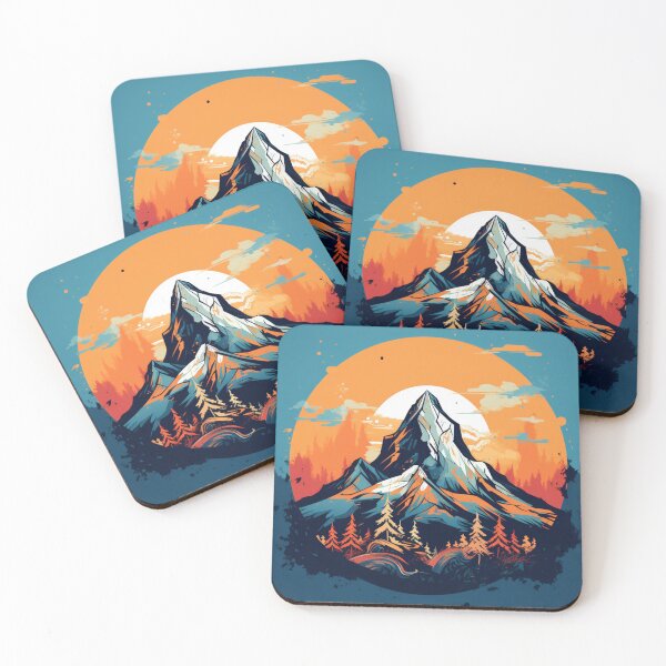 Item preview, Pop Art Mountains designed and sold by NicolasGlowArt.