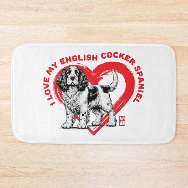 Item preview, I Love My English Cocker Spaniel - I Love my dog - Energetic dog designed and sold by ArtProjectShop.