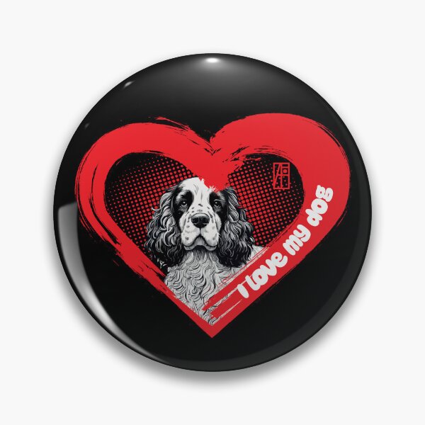 Item preview, I Love My English Cocker Spaniel - Energetic dog - I Love my dog designed and sold by ArtProjectShop.