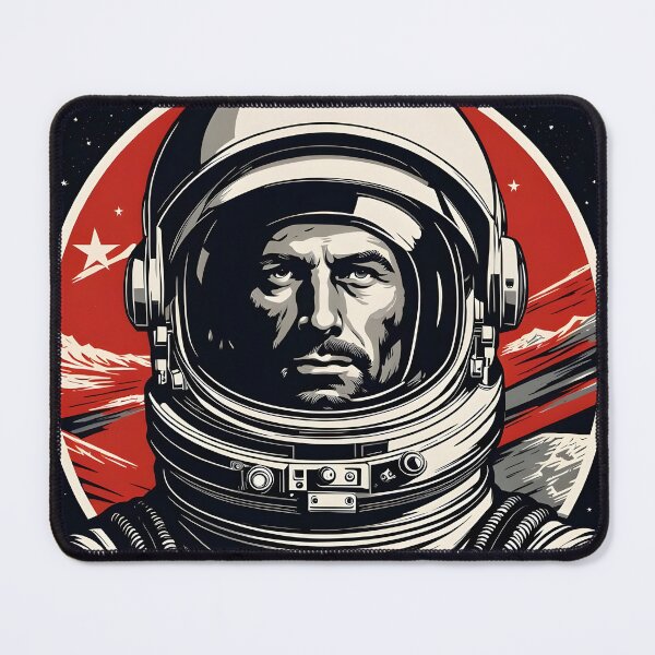 Item preview, Portrait of an astronaut against the background of the starry sky designed and sold by NurjanBR.
