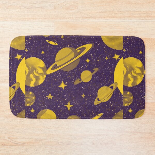 Item preview, Planetarium - cosmic dust pattern in goldish designed and sold by CushyNest.