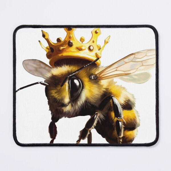 Item preview, Queen Bee, Bee With A Crown, Cute Bee designed and sold by PrintShangri-La.