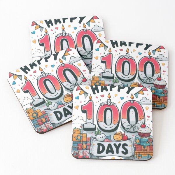 Item preview, Happy 100 Days designed and sold by byu nna ⭐⭐⭐⭐⭐.