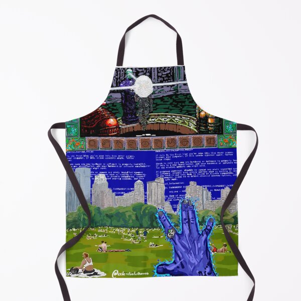 Item preview, Cybercore Old Web Inspired City Landscape designed and sold by celestialethere.