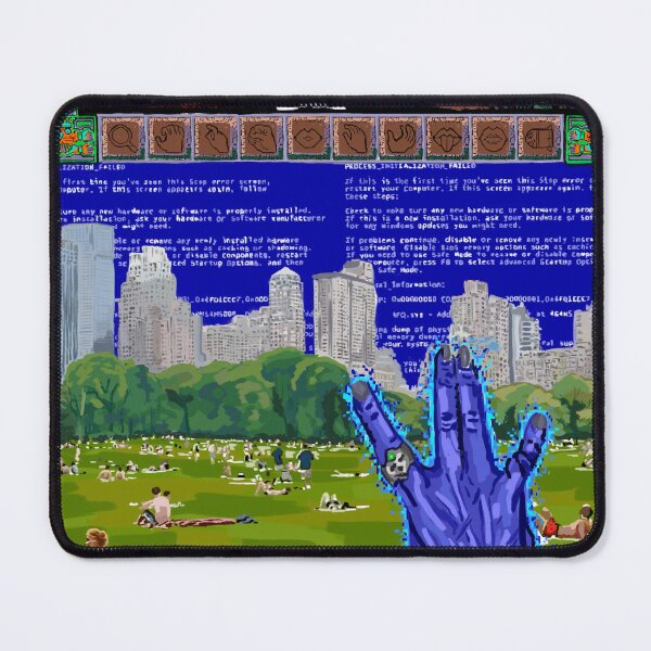 Item preview, Cybercore Old Web Inspired City Landscape designed and sold by celestialethere.