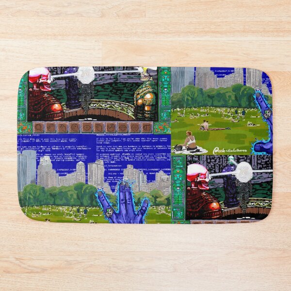 Item preview, Cybercore Old Web Inspired City Landscape designed and sold by celestialethere.