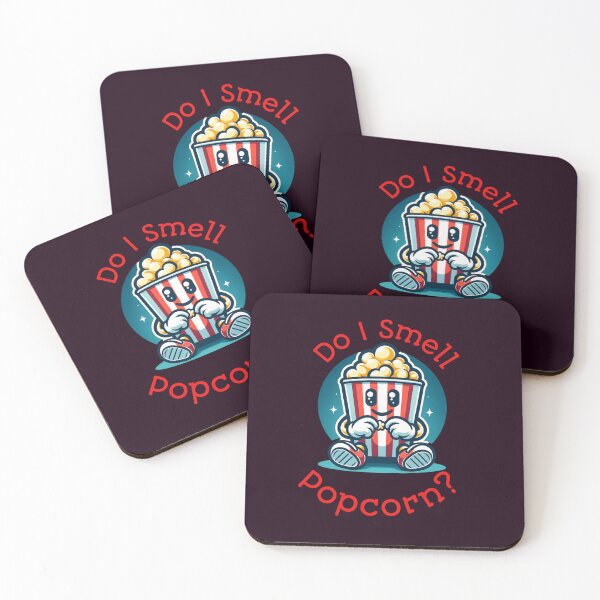 Item preview, Do I Smell Popcorn Funny Retro Mascot  designed and sold by RhondaLily.
