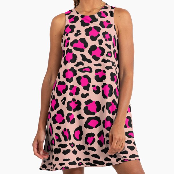 Pink Leopard Print Pattern " A-Line Dress for Sale by MyTribePatterns | Redbubble Pink Leopard Print Pattern " A-Line Dress for Sale by MyTribePatterns | Redbubble