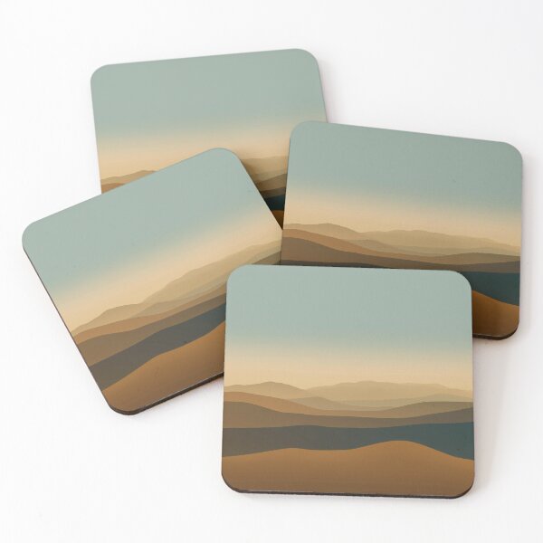 Item preview, Gradient hills in morning sky designed and sold by Wolf-Essentials.