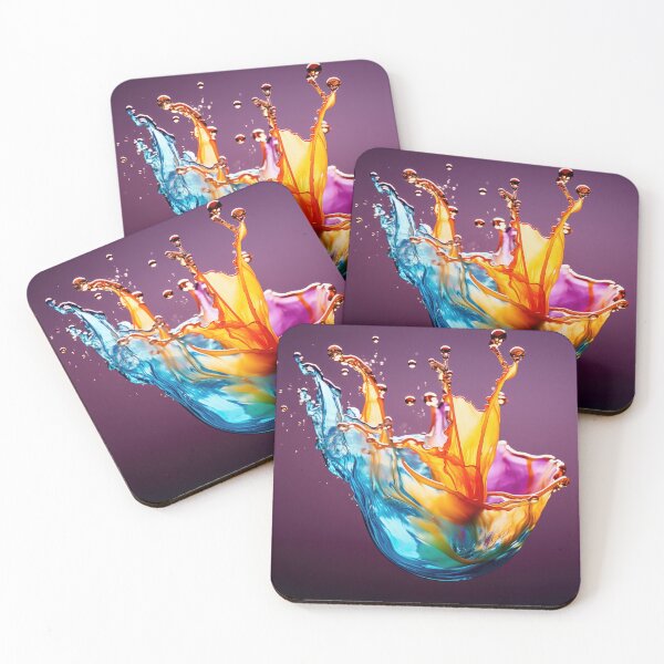 Item preview, Vivid colour water drop hitting water to create a splash designed and sold by Graphics By Craig.