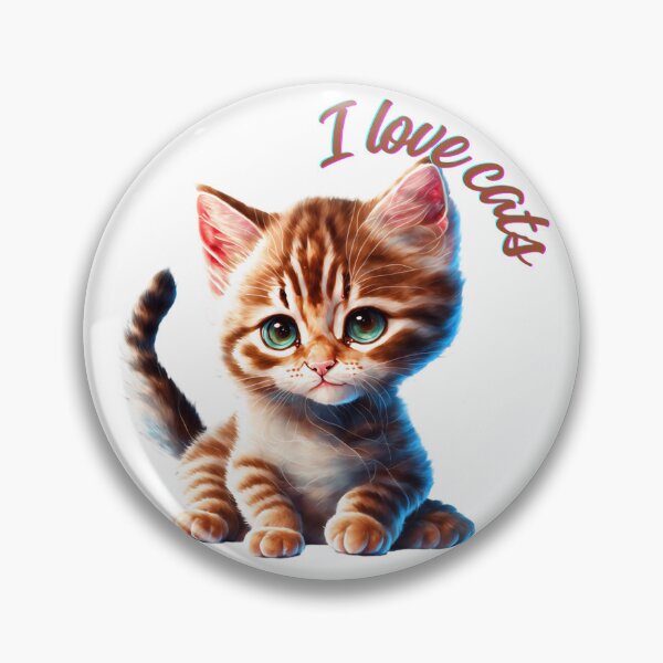 Aperçu de l'œuvre J'adore les chats - amusant créée et vendue par LittleWorldShop.