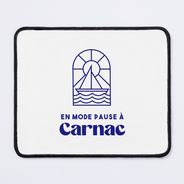 Item preview, Carnac in break mode - Brittany Morbihan 56 Sea Holidays Beach designed and sold by Burning Dog.