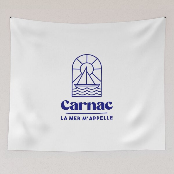 Item preview, Carnac the sea is calling me - Brittany Morbihan 56 Sea Holidays Beach designed and sold by Burning Dog.