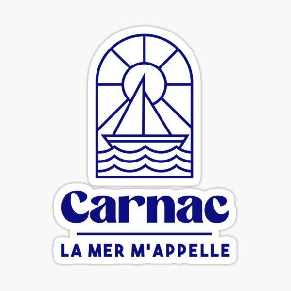 Aperçu de l'œuvre Carnac la mer m'appelle - Bretagne Morbihan 56 Mer Vacances Plage créée et vendue par Burning Dog.