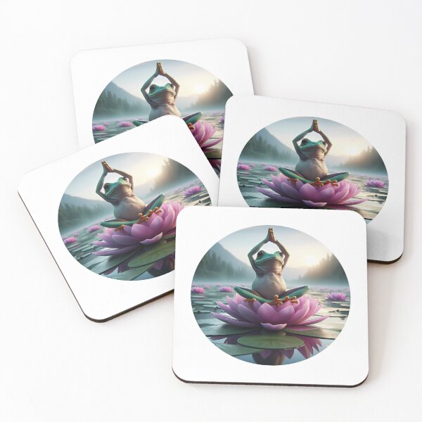 Item preview,  Relax & Chill frog in the lotus pond designed and sold by Toms Tee.