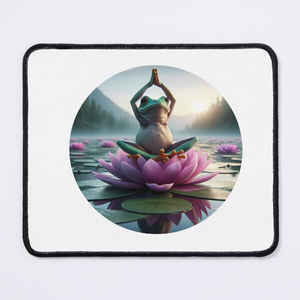 Item preview, Relax & Chill frog in the lotus pond designed and sold by Toms Tee.