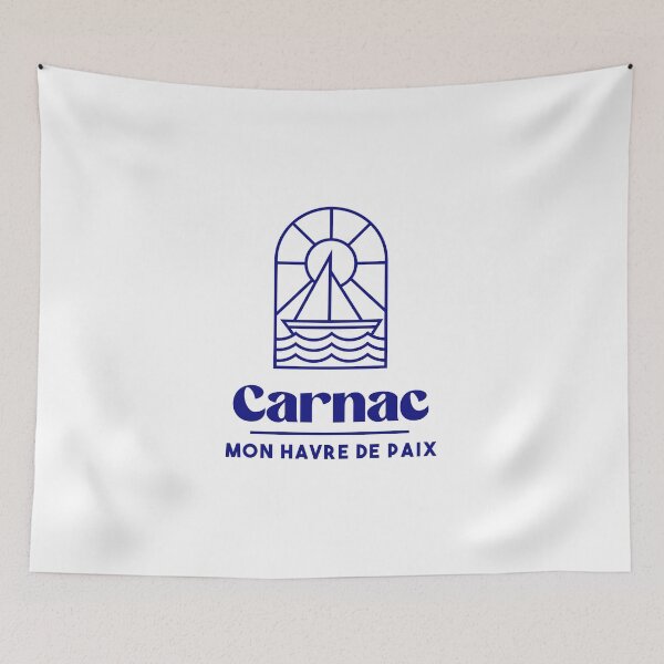 Item preview, Carnac my haven of peace - Brittany Morbihan 56 Sea Holidays Beach designed and sold by Burning Dog.