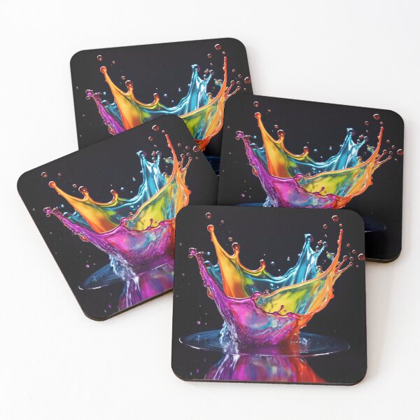 Item preview, Vivid colour water drop hitting water to create a splash designed and sold by Graphics By Craig.