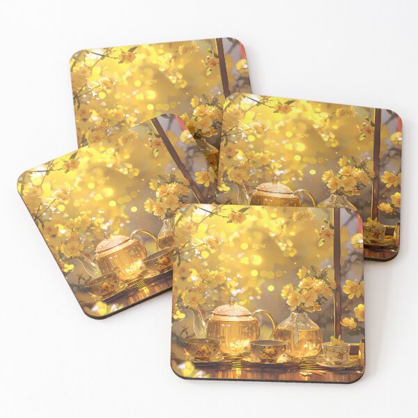 Item preview, Golden Tea  Set designed and sold by DigitalRevvi.