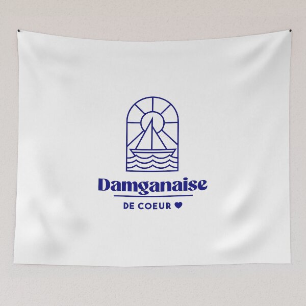 Item preview, Damgananaise of heart - Brittany Morbihan 56 Sea Holidays Beach designed and sold by Burning Dog.