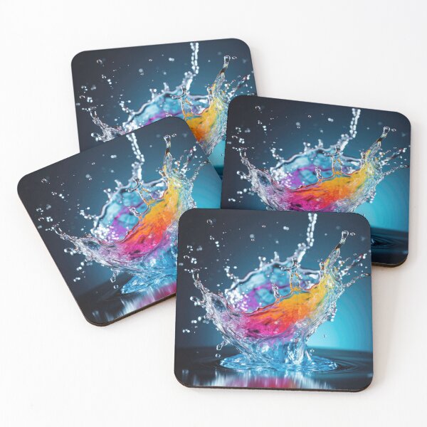 Item preview, Vivid colour water drop hitting water to create a splash designed and sold by Graphics By Craig.