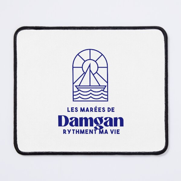 Item preview, Damgan the tides punctuate my life - Brittany Morbihan 56 Sea Holidays Beach designed and sold by Burning Dog.