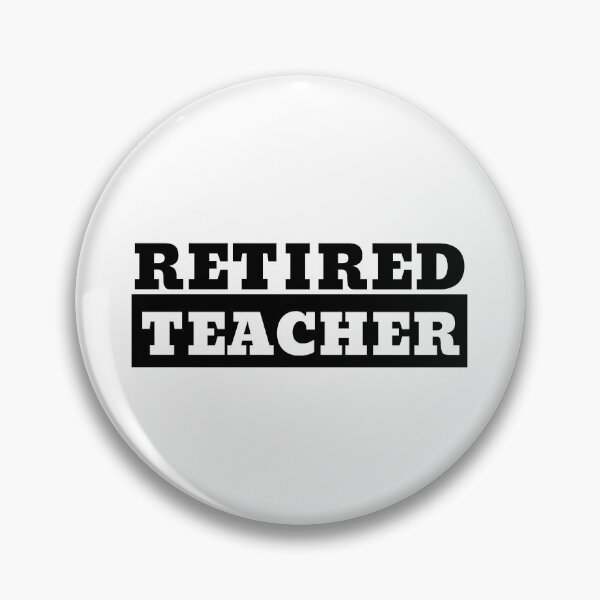 Item preview, Retired Teacher - retro design designed and sold by Beoholf.