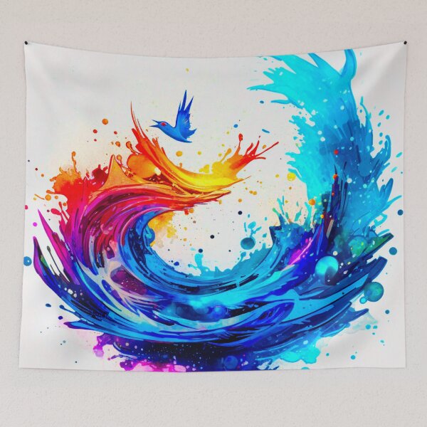 Item preview, Blue Water Wave designed and sold by TopRBArtist.