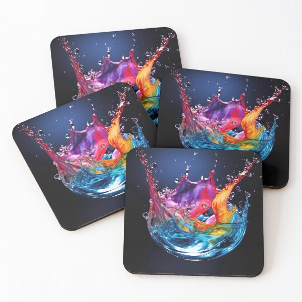 Item preview, Vivid colour water drop hitting water to create a splash designed and sold by Graphics By Craig.