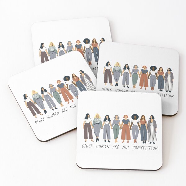 Item preview, Other Women Are Not Competition Feminist Feminism Empowered Women Quote designed and sold by lanynx design.