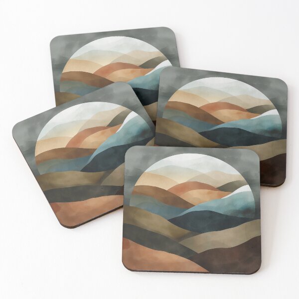 Item preview, Sunset gradient hils designed and sold by Wolf-Essentials.